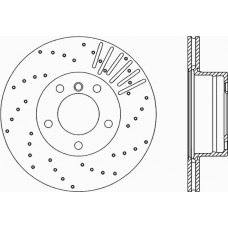 BDRS1669.25 OPEN PARTS Тормозной диск