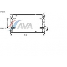 STA2028 AVA Радиатор, охлаждение двигателя
