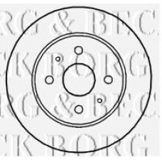 BBD4698 BORG & BECK Тормозной диск