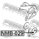 NMB-029<br />FEBEST<br />Подвеска, двигатель