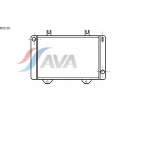 FD2133 AVA Радиатор, охлаждение двигателя