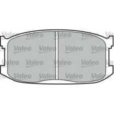 598612 VALEO Комплект тормозных колодок, дисковый тормоз