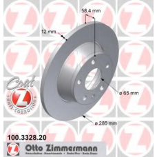 100.3328.20 ZIMMERMANN Тормозной диск