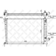 10-26663-SX STELLOX Радиатор, охлаждение двигателя