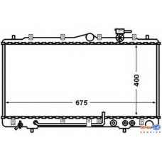 8MK 376 726-791 HELLA Радиатор, охлаждение двигателя