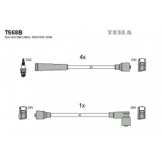 T668B TESLA Комплект проводов зажигания