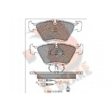 RB0992 R BRAKE Комплект тормозных колодок, дисковый тормоз