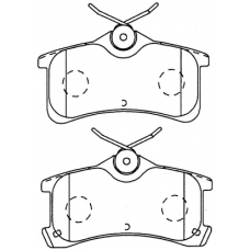 PK-1220 JNBK Колодки тормозные