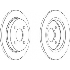 DDF281-1 FERODO Тормозной диск