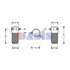 801410N AKS DASIS Осушитель, кондиционер