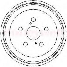 329087B BENDIX Тормозной барабан