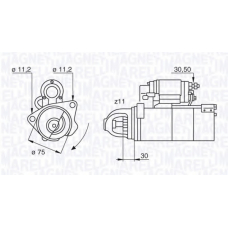 063523803010 MAGNETI MARELLI Стартер