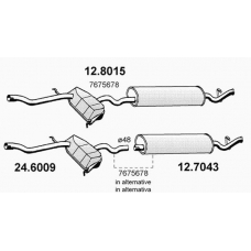 12.8015 ASSO Средний / конечный глушитель ог