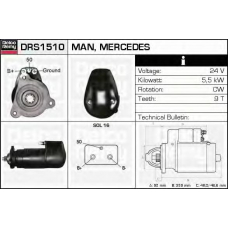 DRS1510 DELCO REMY Стартер