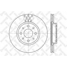 6020-9921V-SX STELLOX Тормозной диск