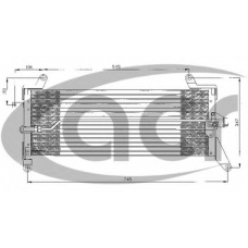 300292 ACR Конденсатор, кондиционер