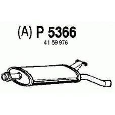 P5366 FENNO Глушитель выхлопных газов конечный