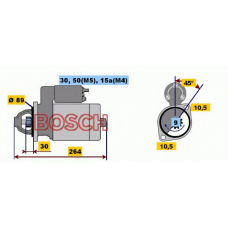 0 001 110 011 BOSCH Стартер