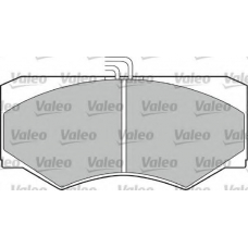 598613 VALEO Комплект тормозных колодок, дисковый тормоз