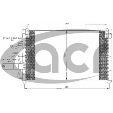 300385 ACR Конденсатор, кондиционер