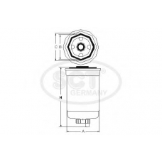 ST 6068 SCT Топливный фильтр