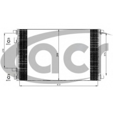 300496 ACR Конденсатор, кондиционер