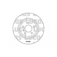 DF2660 TRW Тормозной диск