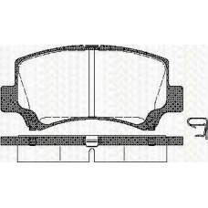 8110 69006 TRISCAN Комплект тормозных колодок, дисковый тормоз
