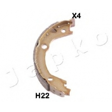 55H22 JAPKO Комплект тормозных колодок, стояночная тормозная с