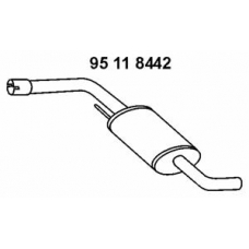 95 11 8442 EBERSPACHER Средний глушитель выхлопных газов