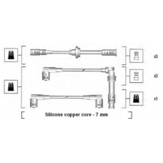 941045400525 MAGNETI MARELLI Комплект проводов зажигания