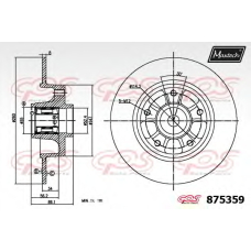 875359.0005 MAXTECH Тормозной диск