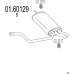 01.60129 MTS Глушитель выхлопных газов конечный