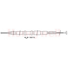 431364B BENDIX Трос, стояночная тормозная система