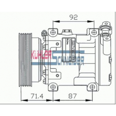 8436201 KUHLER SCHNEIDER Компрессор, кондиционер