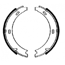 BB1134A6 FTE Комплект тормозных колодок, стояночная тормозная с