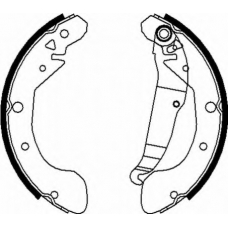 8DB 355 000-391 HELLA Комплект тормозных колодок