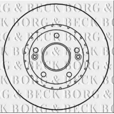 BBD5278 BORG & BECK Тормозной диск