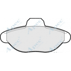 PAD796 APEC Комплект тормозных колодок, дисковый тормоз