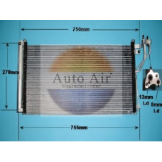 16-1078 AUTO AIR GLOUCESTER Конденсатор, кондиционер