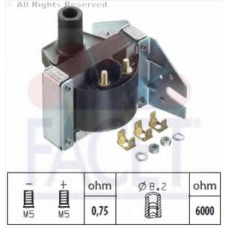 9.6015 FACET Катушка зажигания
