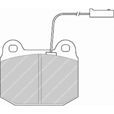 FDB723 FERODO Комплект тормозных колодок, дисковый тормоз
