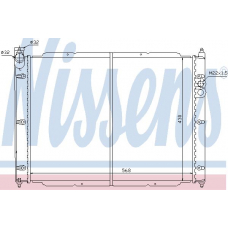 65239 NISSENS Радиатор, охлаждение двигателя