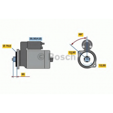 0 001 153 009 BOSCH Стартер