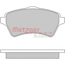 1170612 METZGER Комплект тормозных колодок, дисковый тормоз