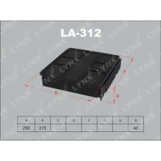 LA-312 LYNX Фильтр воздушный