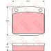 GDB169 TRW Комплект тормозных колодок, дисковый тормоз