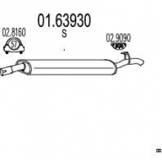 01.63930 MTS Глушитель выхлопных газов конечный