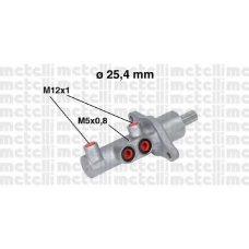 05-0543 METELLI Главный тормозной цилиндр