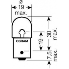 5008ULT OSRAM Лампа накаливания, фонарь указателя поворота; Ламп